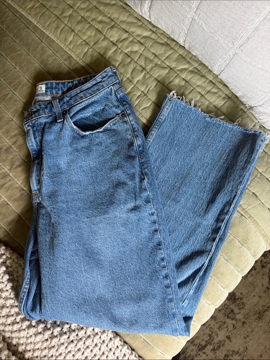 Abercrombie & Fitch Denim - Abercrombie Vintage Straight High Rise Curve Love Jeans